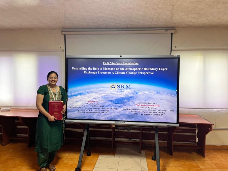 Congratulations to Dr. Seetha C. J on Earning Her PhD